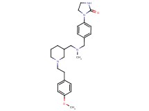 1-(4-{[({1-[2-(4-methoxyphenyl)ethyl]-3-piperidinyl}methyl)(methyl)amino]methyl}phenyl)-2-imidazolidinone