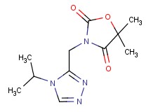 3-[(4-isopropyl-4H-1,2,4-triazol-3-yl)methyl]-5,5-dimethyl-1,3-oxazolidine-2,4-dione