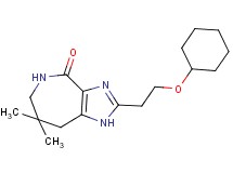 2-[2-(cyclohexyloxy)ethyl]-7,7-dimethyl-5,6,7,8-tetrahydroimidazo[4,5-c]azepin-4(1H)-one