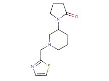 1-[1-(1,3-thiazol-2-ylmethyl)piperidin-3-yl]pyrrolidin-2-one