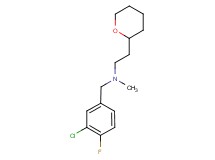 (3-chloro-4-fluorobenzyl)methyl[2-(tetrahydro-2H-pyran-2-yl)ethyl]amine