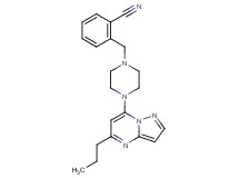 2-{[4-(5-propylpyrazolo[1,5-a]pyrimidin-7-yl)piperazin-1-yl]methyl}benzonitrile