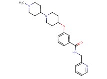 3-[(1'-methyl-1,4'-bipiperidin-4-yl)oxy]-N-(2-pyridinylmethyl)benzamide