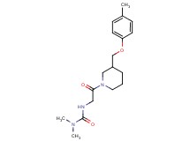 N,N-dimethyl-N'-(2-{3-[(4-methylphenoxy)methyl]-1-piperidinyl}-2-oxoethyl)urea