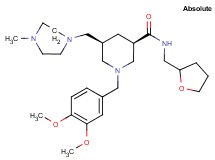 (3R,5S)-1-(3,4-dimethoxybenzyl)-5-[(4-methyl-1-piperazinyl)methyl]-N-(tetrahydro-2-furanylmethyl)-3-piperidinecarboxamide