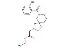 ethyl [7-(2-methylbenzoyl)-2,7-diazaspiro[4.5]dec-2-yl]acetate
