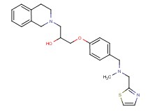 1-(3,4-dihydro-2(1H)-isoquinolinyl)-3-(4-{[methyl(1,3-thiazol-2-ylmethyl)amino]methyl}phenoxy)-2-propanol