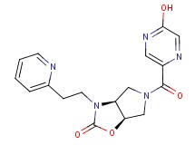 (3aS*,6aR*)-5-[(5-hydroxypyrazin-2-yl)carbonyl]-3-(2-pyridin-2-ylethyl)hexahydro-2H-pyrrolo[3,4-d][1,3]oxazol-2-one