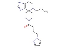 5-propyl-1'-[4-(1H-pyrazol-1-yl)butanoyl]-1,5,6,7-tetrahydrospiro[imidazo[4,5-c]pyridine-4,4'-piperidine]