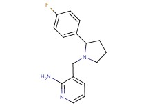3-{[2-(4-fluorophenyl)-1-pyrrolidinyl]methyl}-2-pyridinamine