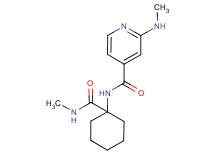 2-(methylamino)-N-{1-[(methylamino)carbonyl]cyclohexyl}isonicotinamide
