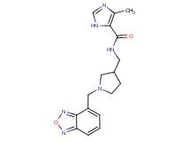 N-{[1-(2,1,3-benzoxadiazol-4-ylmethyl)pyrrolidin-3-yl]methyl}-4-methyl-1H-imidazole-5-carboxamide