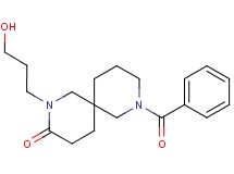 8-benzoyl-2-(3-hydroxypropyl)-2,8-diazaspiro[5.5]undecan-3-one