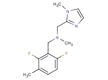 (2,6-difluoro-3-methylbenzyl)methyl[(1-methyl-1H-imidazol-2-yl)methyl]amine