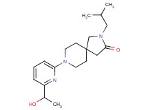 8-[6-(1-hydroxyethyl)-2-pyridinyl]-2-isobutyl-2,8-diazaspiro[4.5]decan-3-one