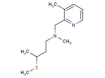 N-methyl-N-[(3-methylpyridin-2-yl)methyl]-3-(methylthio)butan-1-amine
