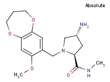 (2S,4R)-4-amino-1-[(8-methoxy-3,4-dihydro-2H-1,5-benzodioxepin-7-yl)methyl]-N-methylpyrrolidine-2-carboxamide