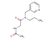 2-(acetylamino)-N-propyl-N-(pyridin-3-ylmethyl)acetamide