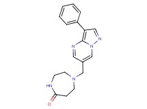 1-[(3-phenylpyrazolo[1,5-a]pyrimidin-6-yl)methyl]-1,4-diazepan-5-one
