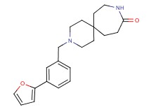 3-[3-(2-furyl)benzyl]-3,9-diazaspiro[5.6]dodecan-10-one