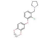 1-[2-chloro-3-(3,4-dimethoxyphenoxy)benzyl]pyrrolidine