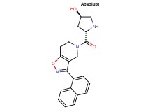 (3R,5S)-5-{[3-(1-naphthyl)-6,7-dihydroisoxazolo[4,5-c]pyridin-5(4H)-yl]carbonyl}pyrrolidin-3-ol