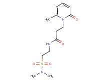 N-{2-[(dimethylamino)sulfonyl]ethyl}-3-(6-methyl-2-oxopyridin-1(2H)-yl)propanamide