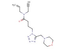 N-allyl-4-[5-(4-morpholinylmethyl)-1H-tetrazol-1-yl]-N-2-propyn-1-ylbutanamide