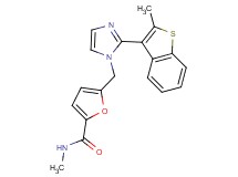 N-methyl-5-{[2-(2-methyl-1-benzothien-3-yl)-1H-imidazol-1-yl]methyl}-2-furamide