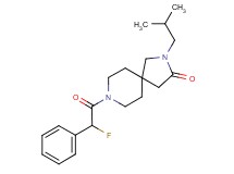 8-[fluoro(phenyl)acetyl]-2-isobutyl-2,8-diazaspiro[4.5]decan-3-one