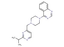 4-{4-[(2-isopropyl-4-pyrimidinyl)methyl]-1-piperazinyl}quinazoline