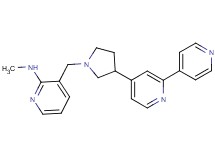 3-{[3-(2,4'-bipyridin-4-yl)pyrrolidin-1-yl]methyl}-N-methylpyridin-2-amine