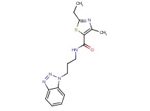 N-[3-(1H-1,2,3-benzotriazol-1-yl)propyl]-2-ethyl-4-methyl-1,3-thiazole-5-carboxamide