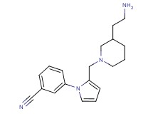 3-(2-{[3-(2-aminoethyl)piperidin-1-yl]methyl}-1H-pyrrol-1-yl)benzonitrile