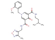 1-(2-methoxybenzyl)-N-(3-methylbutyl)-N'-[(4-methyl-1,2,5-oxadiazol-3-yl)methyl]-4-oxo-1,4-dihydro-3,5-pyridinedicarboxamide