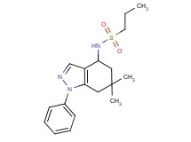 N-(6,6-dimethyl-1-phenyl-4,5,6,7-tetrahydro-1H-indazol-4-yl)propane-1-sulfonamide