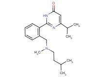 6-isopropyl-2-(2-{[methyl(3-methylbutyl)amino]methyl}phenyl)pyrimidin-4(3H)-one