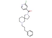 2-(2-chloroisonicotinoyl)-7-(3-phenylpropyl)-2,7-diazaspiro[4.5]decane