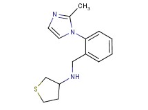 N-[2-(2-methyl-1H-imidazol-1-yl)benzyl]tetrahydrothiophen-3-amine