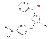 {5-[4-(dimethylamino)benzyl]-1-methyl-1H-1,2,4-triazol-3-yl}(phenyl)methanol