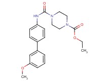 ethyl 4-{[(3'-methoxybiphenyl-4-yl)amino]carbonyl}piperazine-1-carboxylate