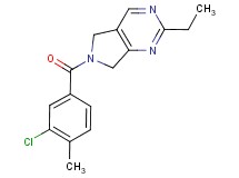 6-(3-chloro-4-methylbenzoyl)-2-ethyl-6,7-dihydro-5H-pyrrolo[3,4-d]pyrimidine