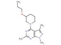 1,3,6-trimethyl-4-(3-propoxypiperidin-1-yl)-1H-pyrazolo[3,4-d]pyrimidine