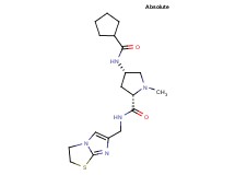 (2S,4S)-4-[(cyclopentylcarbonyl)amino]-N-(2,3-dihydroimidazo[2,1-b][1,3]thiazol-6-ylmethyl)-1-methylpyrrolidine-2-carboxamide
