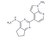 N-methyl-2-(1-methyl-1H-pyrrolo[2,3-b]pyridin-4-yl)-6,7-dihydro-5H-cyclopenta[d]pyrimidin-4-amine