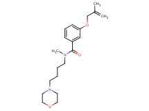 N-methyl-3-[(2-methylprop-2-en-1-yl)oxy]-N-(4-morpholin-4-ylbutyl)benzamide