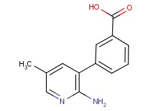 3-(2-amino-5-methylpyridin-3-yl)benzoic acid