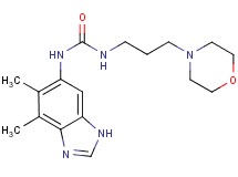 N-(4,5-dimethyl-1H-benzimidazol-6-yl)-N'-(3-morpholin-4-ylpropyl)urea