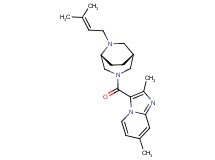 2,7-dimethyl-3-{[(1R*,5R*)-6-(3-methyl-2-buten-1-yl)-3,6-diazabicyclo[3.2.2]non-3-yl]carbonyl}imidazo[1,2-a]pyridine