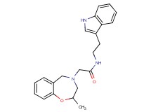 N-[2-(1H-indol-3-yl)ethyl]-2-(2-methyl-2,3-dihydro-1,4-benzoxazepin-4(5H)-yl)acetamide